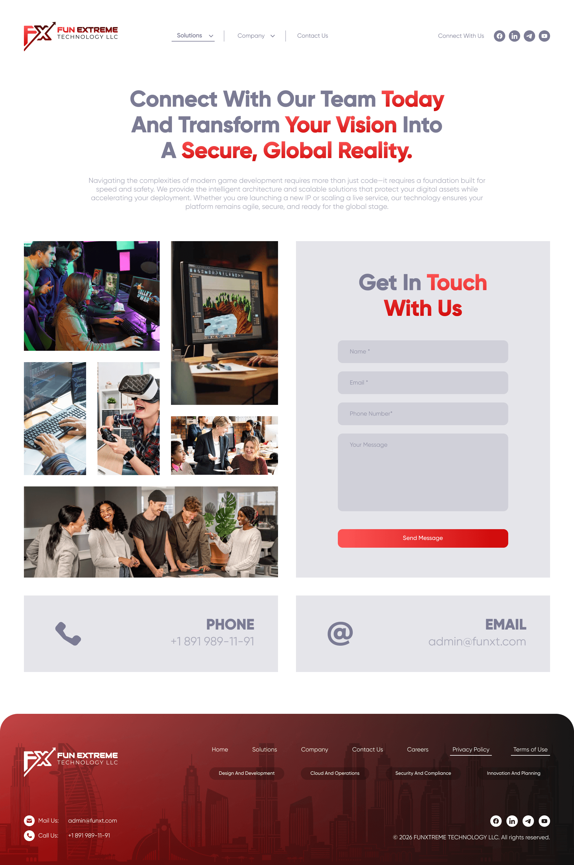 Desktop - Contact Us